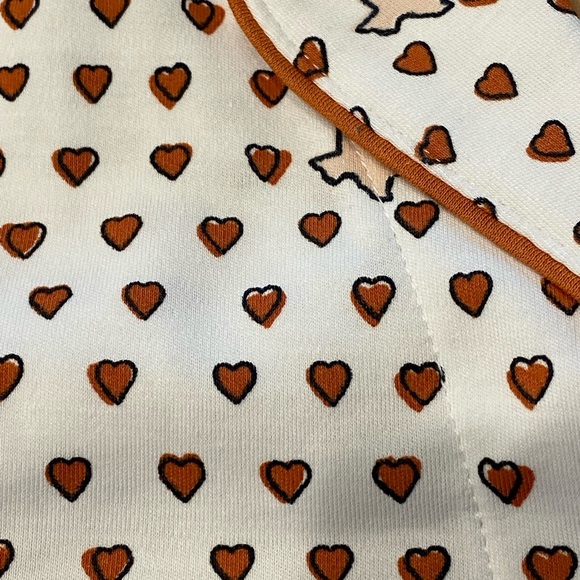 Roller Rabbit Limited Edition Texas Hearts Polo Pajama Set, Size XXS ❤️ - Picture 5 of 5